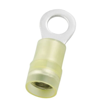 RS PRO Insulated Crimp Ring Terminal, M5 Stud Size, 4mm² to 6mm² Wire Size, Yellow [0]; 270-7629