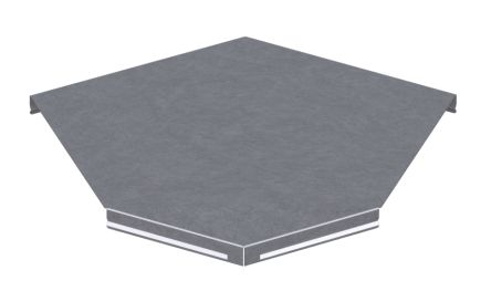 RS PRO Elbow Cover Steel Cable Tray Accessory, 100 mm Width, 100mm Depth [0]; 270-7778