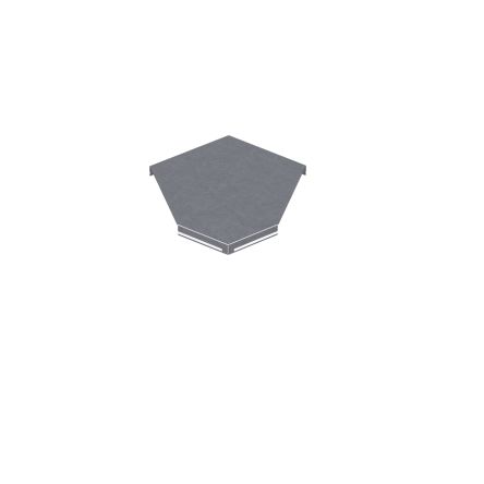 RS PRO Elbow Cover Sendzimir Galvanised Steel Cable Tray Accessory, 100 mm Width, 100mm Depth [0]; 270-7779