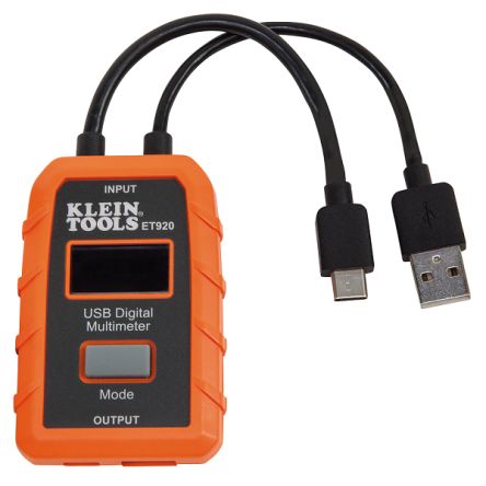 Klein Tools ET920 Handheld Digital Multimeter, 3A dc Max [ET920]; 270-7993