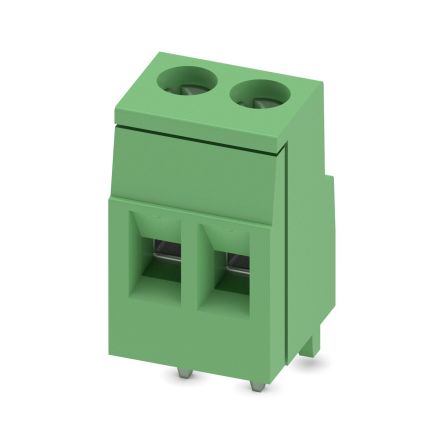 Phoenix Contact MKDS Series PCB Terminal Block, 2-Contact, 5.08mm Pitch, Through Hole Mount, 1-Row, Screw Termination [1730395]; 270-9266