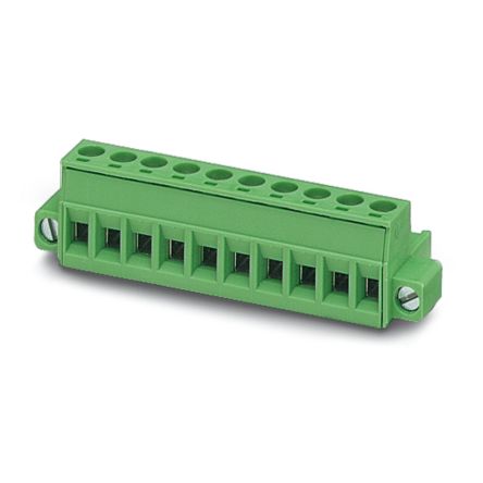 Phoenix Contact MSTB Series Straight Screw PCB Connector, 10 Contact(s), 5 mm Pitch, 1 Row(s) [1786912]; 270-9275