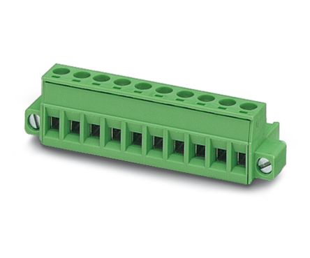 Phoenix Contact MSTB Series Straight Screw PCB Connector, 11 Contact(s), 5 mm Pitch, 1 Row(s) [1786925]; 270-9276