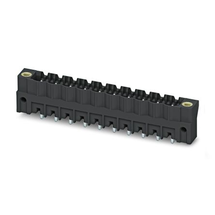Phoenix Contact CCV Series Straight Solder PCB Header, 10 Contact(s), 5.08 mm Pitch, 1 Row(s) [1792818]; 270-9294
