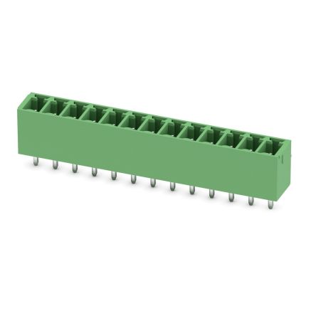 Phoenix Contact MCV Series Straight Wave Soldering Mount PCB Header, 13 Contact(s), 3.81 mm Pitch, 1 Row(s) [1803536]; 270-9300