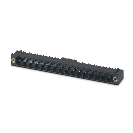Phoenix Contact CC Series Straight Solder PCB Header, 14 Contact(s), 5.08 mm Pitch, 1 Row(s) [1827537]; 270-9306