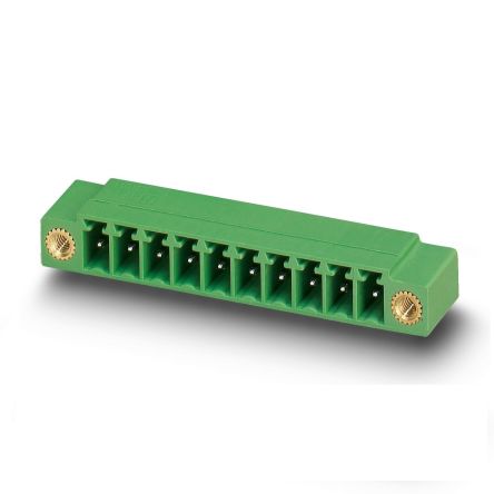 Phoenix Contact MC Series Straight Wave Soldering Mount PCB Header, 5 Contact(s), 5.08 mm Pitch, 1 Row(s) [1827897]; 270-9332