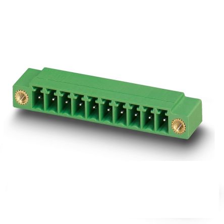 Phoenix Contact MC Series Straight Wave Soldering Mount PCB Header, 9 Contact(s), 5.08 mm Pitch, 1 Row(s) [1827936]; 270-9335