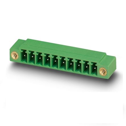 Phoenix Contact MC Series Straight Wave Soldering Mount PCB Header, 12 Contact(s), 5.08 mm Pitch, 1 Row(s) [1827965]; 270-9339