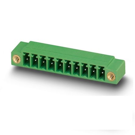 Phoenix Contact MC Series Straight Wave Soldering Mount PCB Header, 16 Contact(s), 5.08 mm Pitch, 1 Row(s) [1828003]; 270-9343