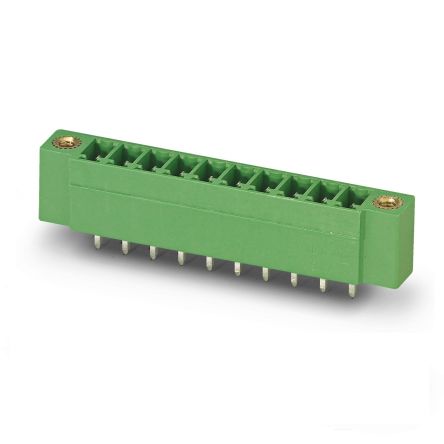 Phoenix Contact MCV Series Straight Wave Soldering Mount PCB Header, 7 Contact(s), 3.81 mm Pitch, 1 Row(s) [1830648]; 270-9345