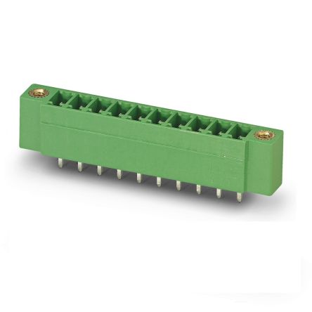 Phoenix Contact MCV Series Straight Wave Soldering Mount PCB Header, 9 Contact(s), 3.81 mm Pitch, 1 Row(s) [1830664]; 270-9346