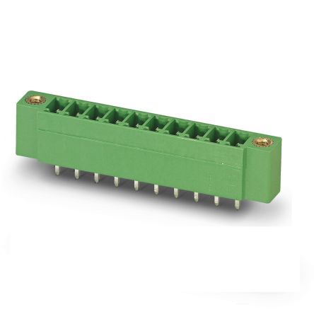 Phoenix Contact MCV Series Straight Wave Soldering Mount PCB Header, 11 Contact(s), 3.81 mm Pitch, 1 Row(s) [1830680]; 270-9347