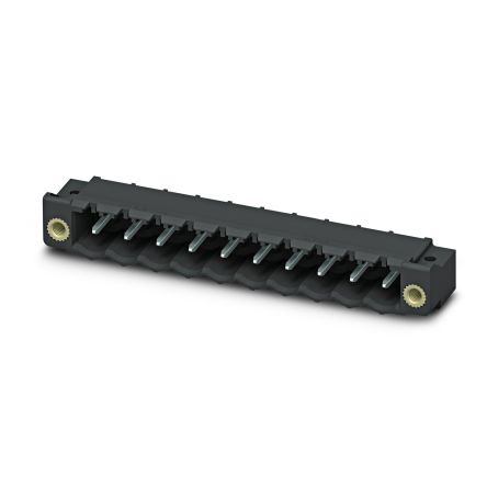 Phoenix Contact CC Series Straight Solder PCB Header, 12 Contact(s), 5 mm Pitch, 1 Row(s) [1836780]; 270-9382