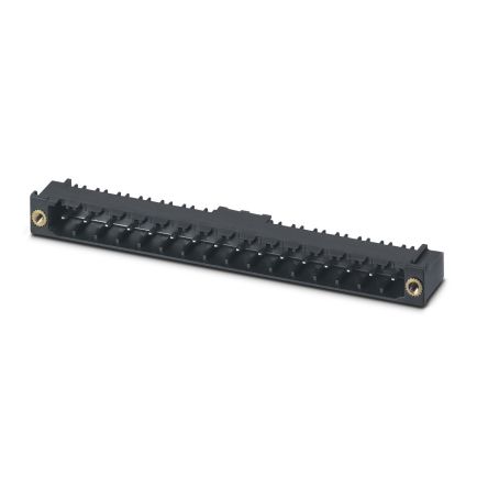 Phoenix Contact CC Series Straight Solder PCB Header, 14 Contact(s), 5 mm Pitch, 1 Row(s) [1836803]; 270-9384