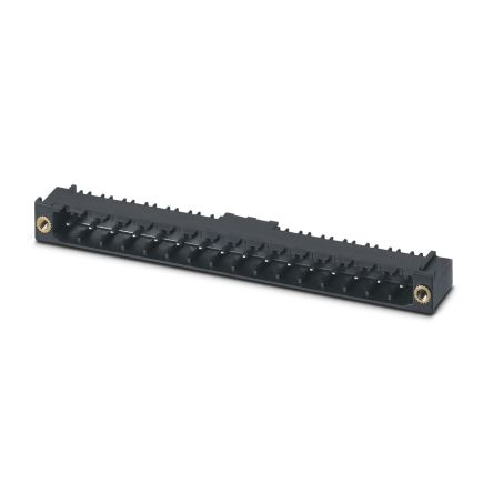 Phoenix Contact CC Series Straight Solder PCB Header, 15 Contact(s), 5 mm Pitch, 1 Row(s) [1836816]; 270-9385