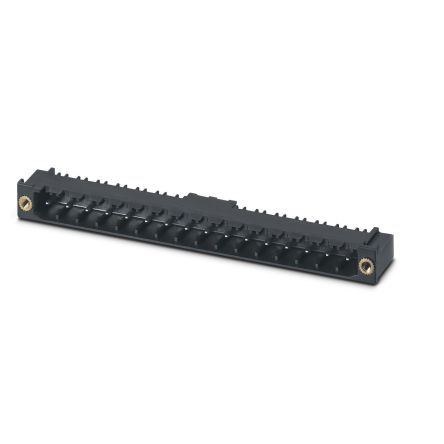 Phoenix Contact CC Series Straight Solder PCB Header, 18 Contact(s), 5 mm Pitch, 1 Row(s) [1836845]; 270-9388