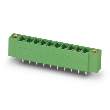 Phoenix Contact MCV Series Straight Wave Soldering Mount PCB Header, 14 Contact(s), 3.5 mm Pitch, 1 Row(s) [1843347]; 270-9433