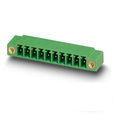 Phoenix Contact MC Series Straight Wave Soldering Mount PCB Header, 6 Contact(s), 3.5 mm Pitch, 1 Row(s) [1843839]; 270-9434