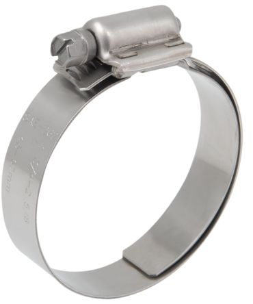 RS PRO Stainless Steel Slotted Hex Hose Clip, 16mm Band Width, 197 → 219mm ID [0]; 271-0138