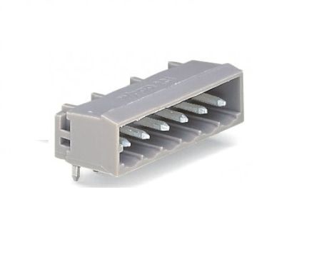 WAGO 231 Series Angled PCB PCB Header, 8 Contact(s), 5 mm Pitch, 1 Row(s) [231-438/001-000]; 271-0235
