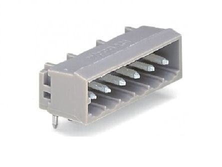 WAGO 231 Series Angled PCB PCB Header, 10 Contact(s), 5 mm Pitch, 1 Row(s) [231-440/001-000]; 271-0237