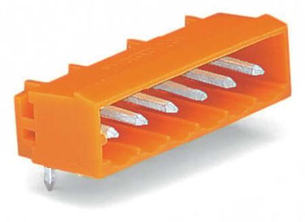 WAGO 231 Series Angled Horizontal and Vertical Mount PCB Header, 6 Contact(s), 5.08 mm Pitch, 1 Row(s) [231-536/001-000]; 271-0239