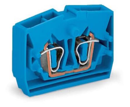 WAGO 264 Series Terminal Block, 2-Way, 24A, 28 → 12 AWG Wire, Cage Clamp Termination [264-324]; 271-0253