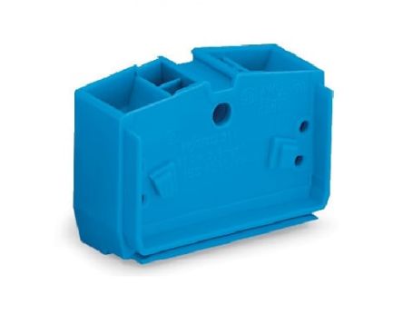 WAGO 264 Series Terminal Block, 1-Way, 24A, 28 → 12 AWG Wire, Cage Clamp Termination [264-354]; 271-0265