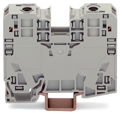 WAGO 285-135 285 Series Grey, 35mm², Single-Level, Power Cage Clamp Termination, ATEX [285-135]; 271-0276