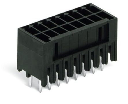 WAGO 713 Series Straight PCB Header, 6 Contact(s), 5 mm Pitch, 2 Row(s) [713-1403]; 271-0283
