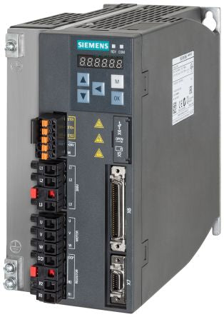 Siemens SINAMICS V90 Series Power Supply, 195mm Length, 2 kW, 3-Phase, 200 → 240 V [6SL3210-5FB12-0UA0]; 271-0890