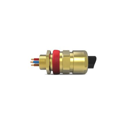 Hawke ICG/653/UNIV Series Brass Brass Cable Gland, M20 Thread, 9.5mm min., 16mm max., IP66, IP67, IP68 [ICG/653/UNIV/O/M20/KIT]; 271-1364
