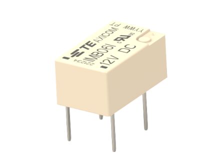 TE Connectivity PCB Mount Signal Relay, 12V Coil, 2A Switching Current [IMB06ITS  2-1462041-7]; 271-1393