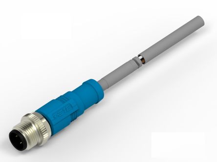 TE Connectivity Straight Male 4 way M12 to M12 Cable Assembly, 1.5m [T4151120004-003]; 271-1399