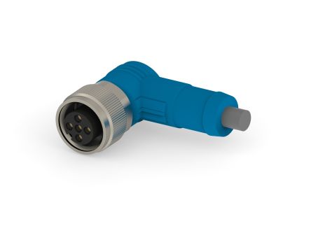 TE Connectivity Right Angle Female 5 way M12 to M12 Cable Assembly, 1.5m [T4151420005-003]; 271-1423