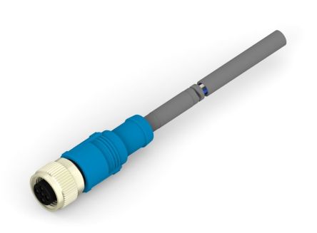TE Connectivity Straight Female 5 way M12 to M12 Cable Assembly, 1.5m [T4161320005-003]; 271-1443