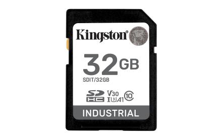 Kingston 32 GB Industrial SD SD Card, UHS-I Speed Class U3 [SDIT/32GB]; 271-1630