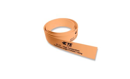 TE Connectivity Cross Linked Polyolefin Orange Cable Sleeve, 50m Length, HT-CT Series [ER7299-000]; 271-2191