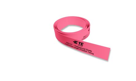 TE Connectivity Cross Linked Polyolefin Pink Cable Sleeve, 50m Length, RPS-CT Series [ER9612-000]; 271-2193