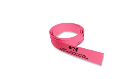 TE Connectivity Cross Linked Polyolefin Pink Cable Sleeve, 50m Length, RPS-CT Series [ER9615-000]; 271-2195