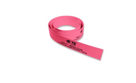 TE Connectivity Cross Linked Polyolefin Pink Cable Sleeve, 50m Length, TMS-CT Series [ER9636-000]; 271-2198