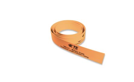 TE Connectivity Cross Linked Polyolefin Orange Cable Sleeve, 50m Length, TMS-CT Series [ER9638-000]; 271-2199