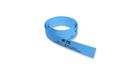 TE Connectivity Cross Linked Polyolefin Blue Cable Sleeve, 50m Length, TMS-CT Series [ER9640-000]; 271-2201