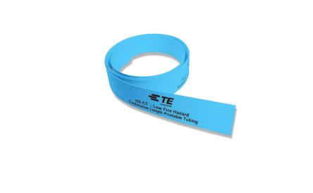 TE Connectivity Cross Linked Polyolefin Blue Cable Sleeve, 50m Length, HX-CT Series [ES0271-000]; 271-2211