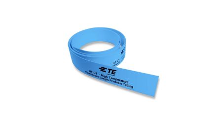 TE Connectivity Cross Linked Polyolefin Blue Cable Sleeve, 50m Length, HT-CT Series [ES1487-000]; 271-2216