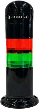 RS PRO Green/Red Signal Tower, 6 Lights, 20 → 240 V ac, Screw Mount [0]; 271-2227