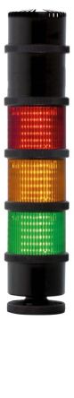 RS PRO Green/Red Signal Tower, 12 Lights, 240 V ac, Screw Mount [0]; 271-2239