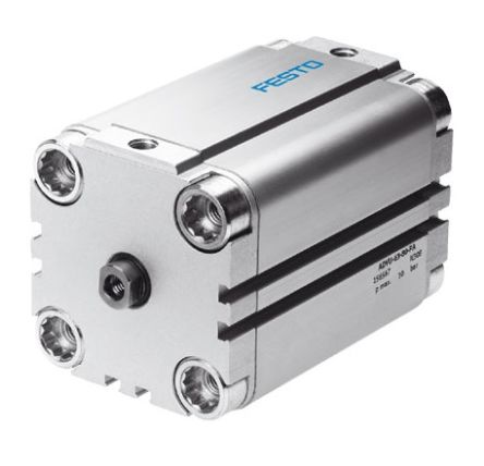 Festo Pneumatic Compact Cylinder - 156533, 32mm Bore, 20mm Stroke, ADVU Series, Double Acting [ADVU-32-20-P-A]; 271-2531