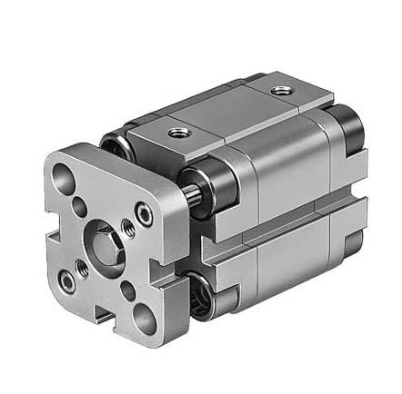 Festo Pneumatic Compact Cylinder - 156852, 16mm Bore, 10mm Stroke, ADVUL Series, Double Acting [ADVUL-16-10-P-A]; 271-2532
